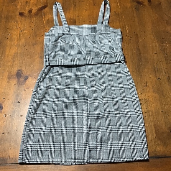 Polly & Esther black and white plaid dress - Picture 5 of 7